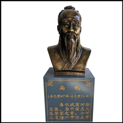 扁鵲銅雕塑